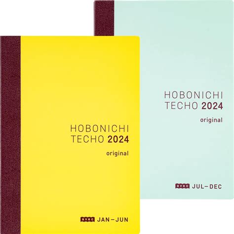 hobonichi techo a6|Hobonichi Techo Original Book [English/A6/January 2024 Start/Monda.
